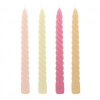 WOLFF Conjunto 4 Velas De Parafina Espiral 2cm X 2cm X 24,5cm na Amazon