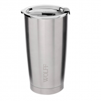 WOLFF - Copo Térmico De Aço Inox Parede Dupla Com Tampa 600ml Prata na Amazon