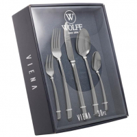 WOLFF Faqueiro De Aço Inox Viena 30 Peças - Mesa Posta na Amazon