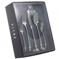 WOLFF Faqueiro De Aço Inox Viena 30 Peças - Mesa Posta na Amazon