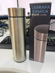 WOLFF Garrafa Térmica de Aço Inox com Termômetro em LED 500ml – Enxoval – Organização – Cozinha – Eletroportáteis – Utilidades Domésticas – Conserva Bebidas Quentes e Frias na Amazon