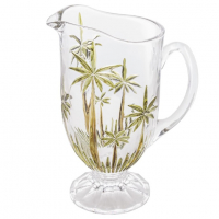 WOLFF - Jarra De Cristal Palmeira - 1,5 Litros - Linha Palm Tree Handpaint na Amazon