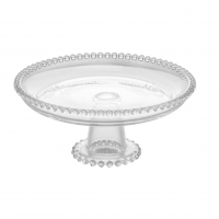 WOLFF - Prato De Cristal Com Pé 20cm X 9cm - Linha Pearl na Amazon