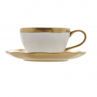 WOLFF - Xícara De Café Dubai 90ml Branco E Dourado 90ML Porcelana na Amazon