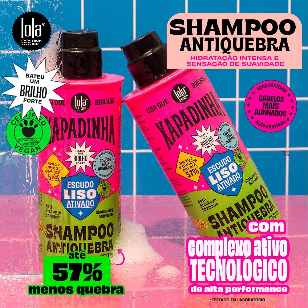 Xapadinha Shampoo Antiquebra 250ml , Lola Cosmetics na Amazon
