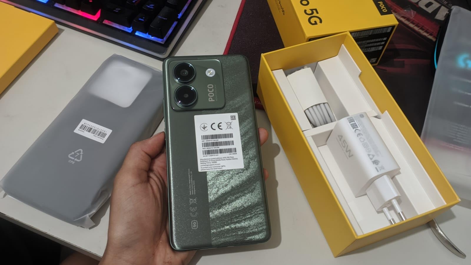 Xiaomi Smartphone POCO M7 Pro 5G 256GB | 8GB RAM | Processador Ultra Potente Dimensity 7025 | Tela AMOLED FHD+ 120Hz com Proteção Ocular | Bateria 5110mAh com 45W Turbo Charge (Verde, 8+256GB) na Amazon