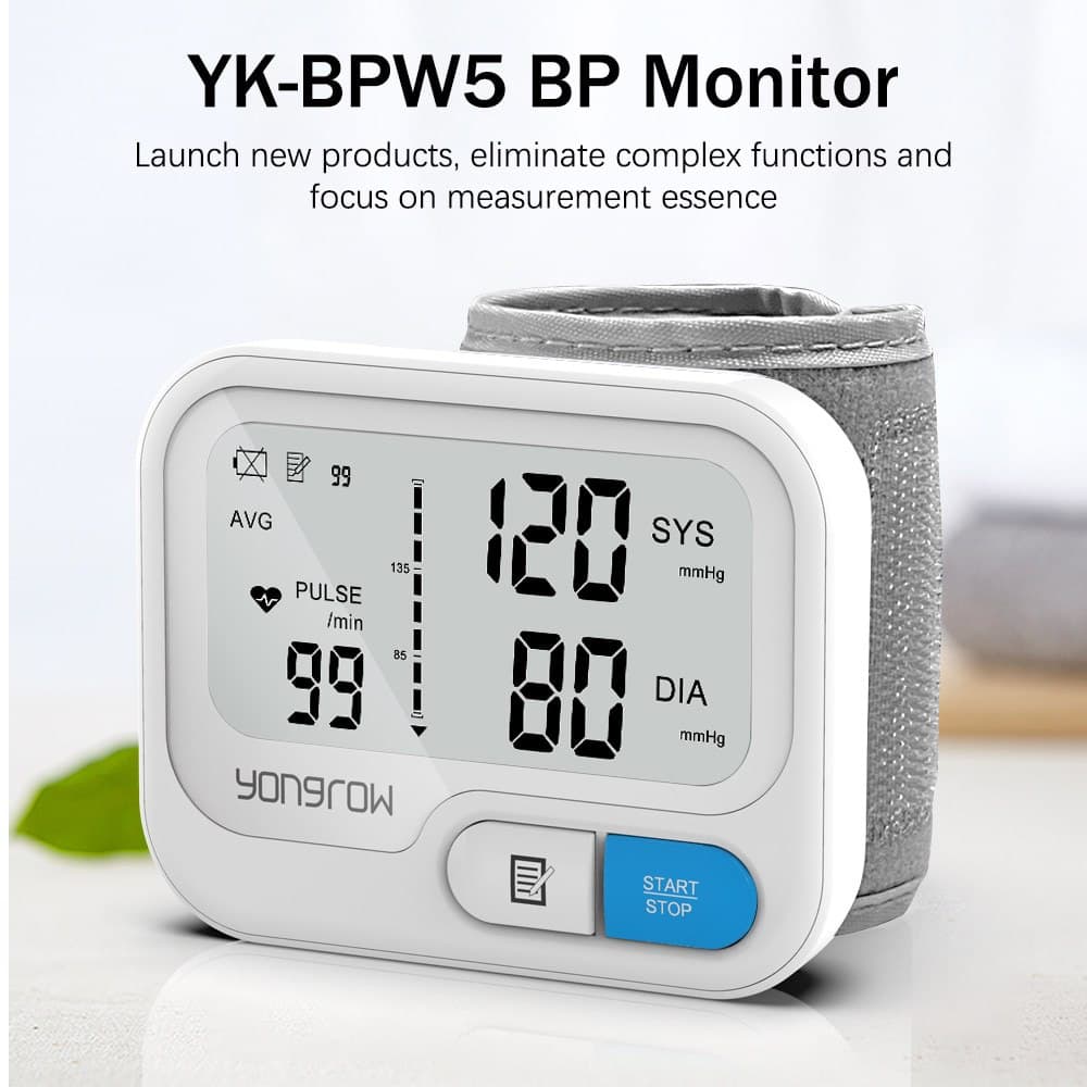 Yongrow Monitor Digital de Pressão Arterial e Frequência Cardíaca na Aliexpress