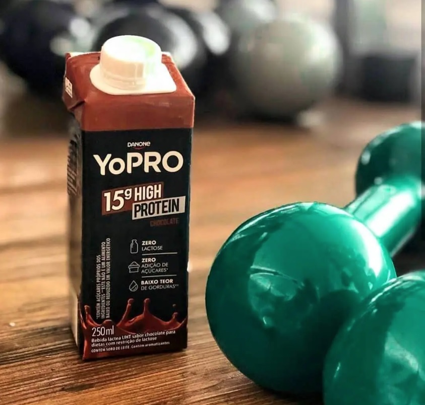 YoPRO Bebida Láctea UHT Chocolate 15g de proteínas 250ml na Amazon