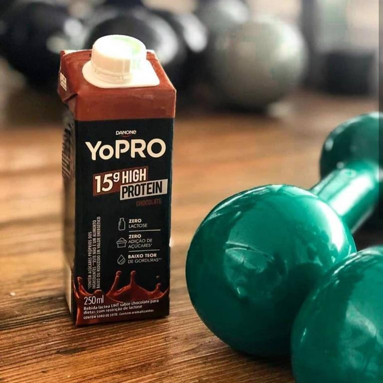 YoPRO Bebida Láctea UHT Chocolate 15g de proteínas 250ml na Amazon