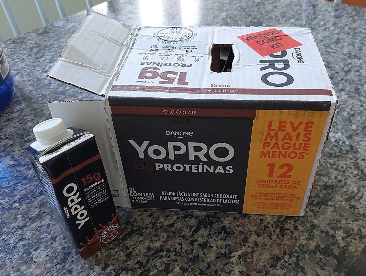 YoPRO, Pack Yopro Bebida Láctea Uht Chocolate 15G de Proteínas 250 Ml -12 Unidades na Amazon