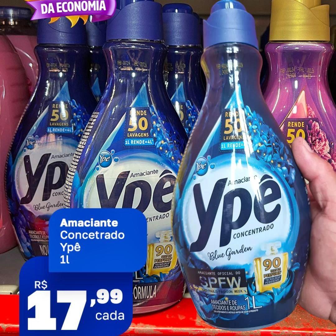 Ypê Amaciante Concentrado Blue Garden 1L na Amazon