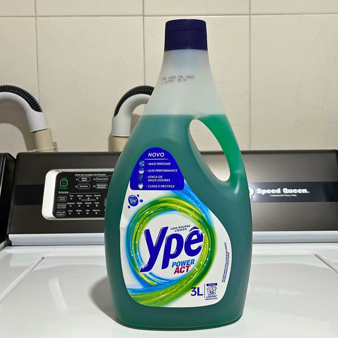 Ypê Lava Roupas Líquido Power Act 3L na Amazon