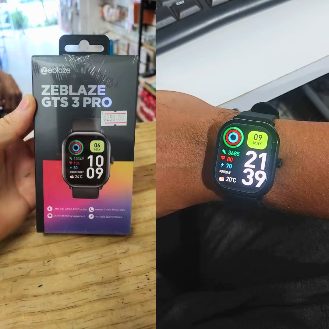Zeblaze-Smartwatch GTS 3 Pro para homens e mulheres, tela HD AMOLED, rastreamento de saúde e fitness, IP68 impermeável, novo na Aliexpress