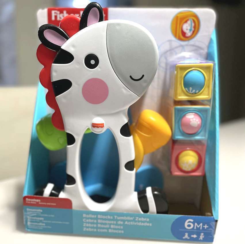 Zebra Blocos Surpresa – Fisher Price na Amazon