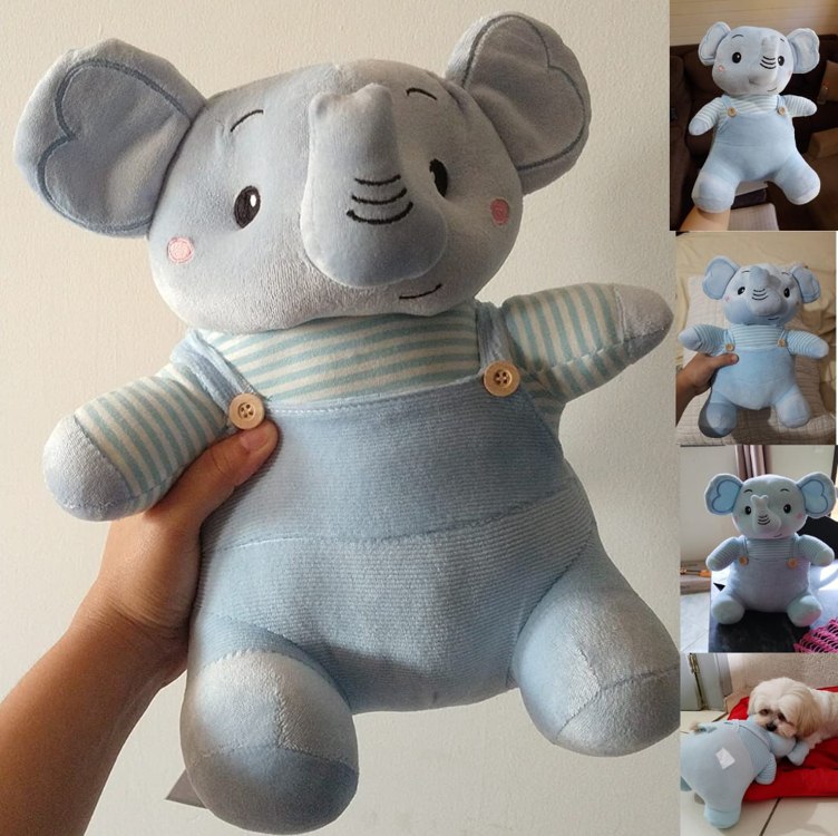 Zip Fran Elefante Azul Bebê na Amazon