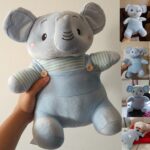 Zip Fran Elefante Azul Bebê na Amazon