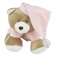 Zip Puppet Urso Nino Rosa Bebê na Amazon