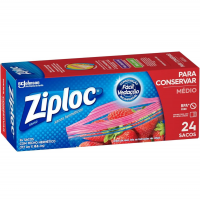 Ziploc Saco Hermético Organizador De Gaveta, Para Utensílios De Cozinha, Tamanho Médio 17,7 Cm X 18,8 Cm, Com 24 Unidades na Amazon